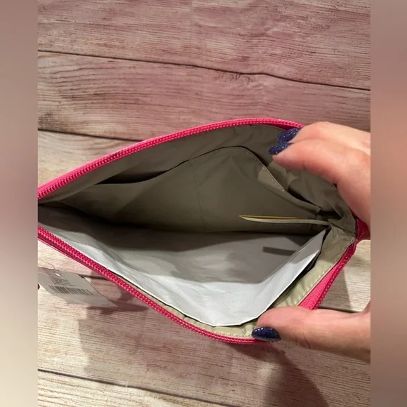 NWT!! $78 Kate Spade Metro Spade Large Pouch/Wallet/Cosmetic/Clutch!- Pink - Picture 4 of 5